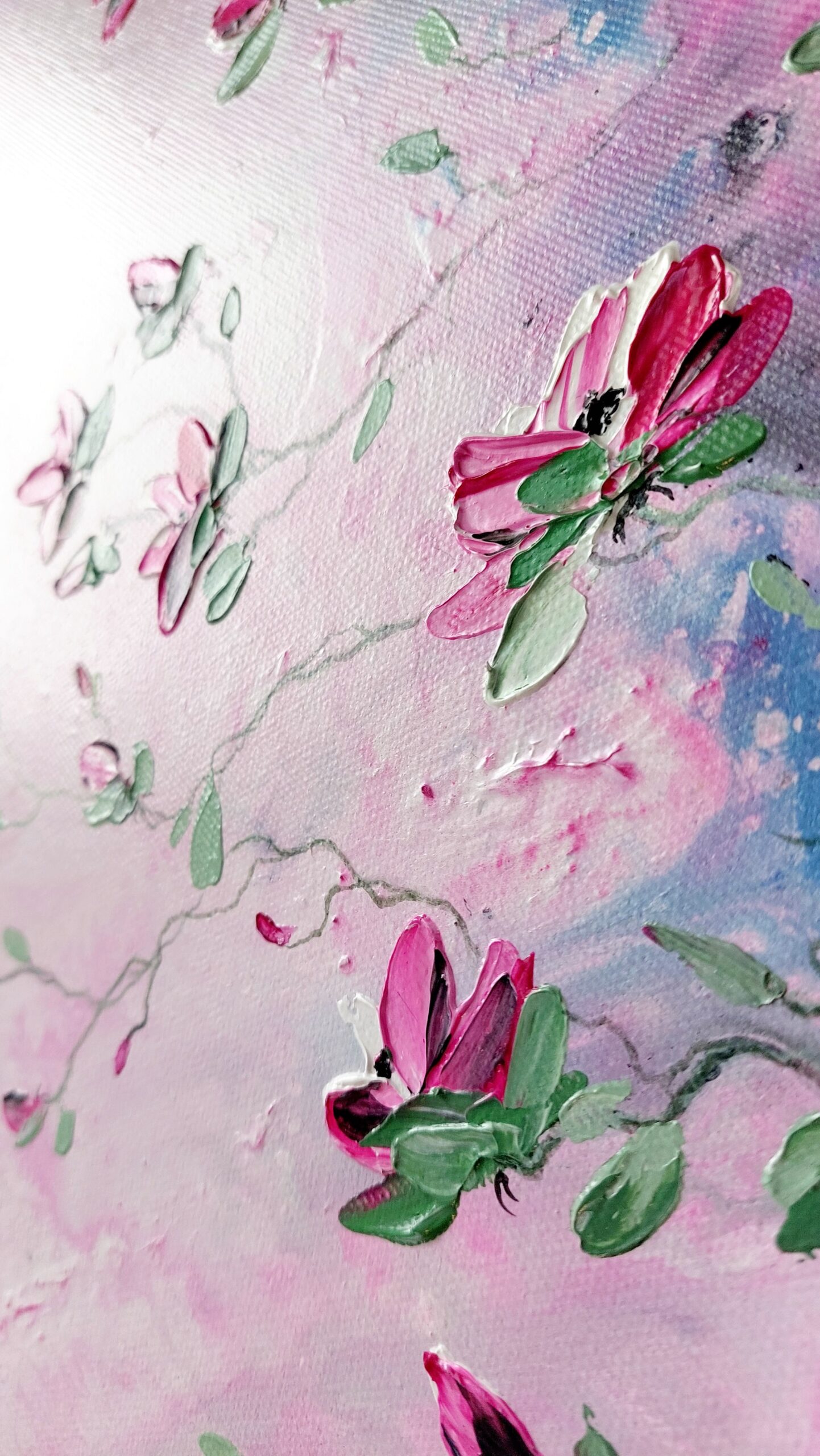 Obraz originální květiny v detailu.